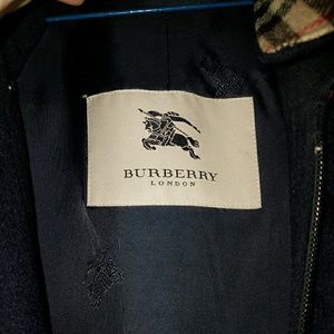 Burberry London London mens pea coat